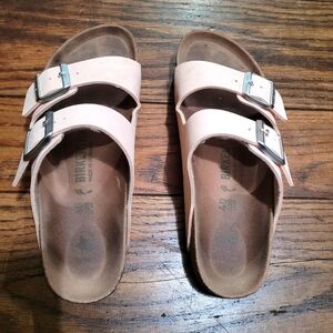 Birkenstock Arizona Sandals – Women’s 9–9.5 / EU 40 – Pink Suede